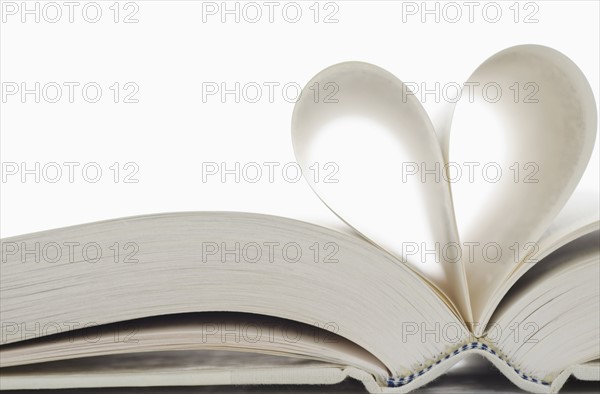 Close-up of open book