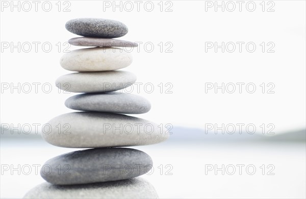 Stacked pebbles