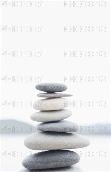 Stacked pebbles