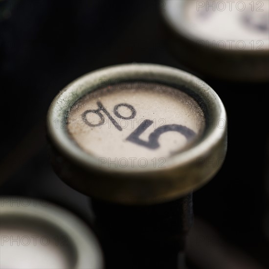 Studio shot of antique typewriter.