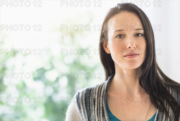 Portrait of brunette.