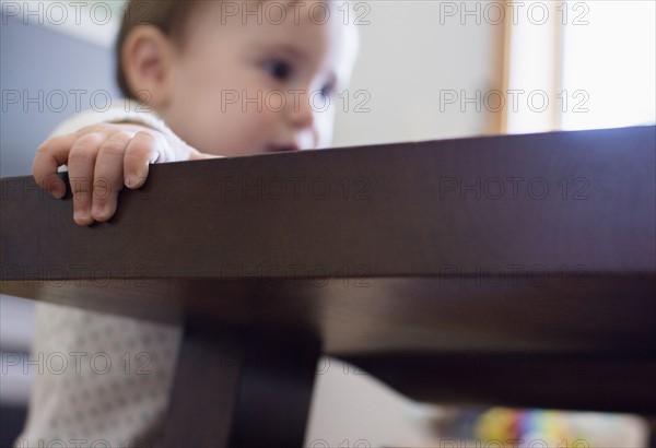 Baby girl (12-17 months) standing up