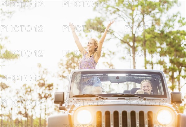 Couple in car