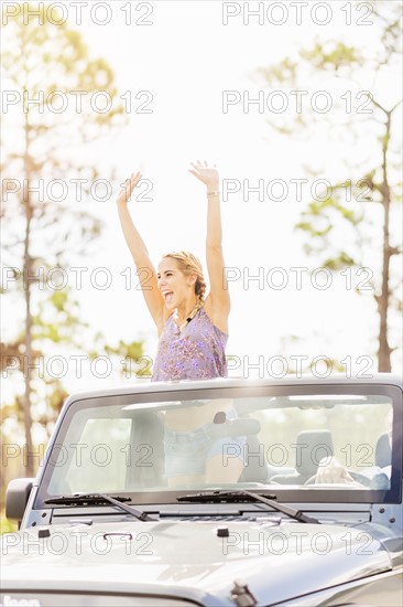 Couple in car