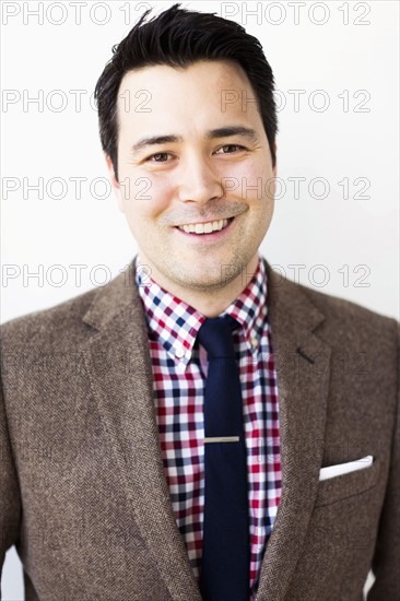 Portrait of businessman in suit