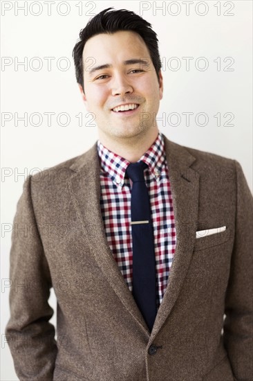 Portrait of businessman in suit