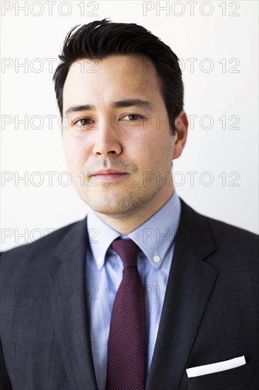 Portrait of businessman in suit