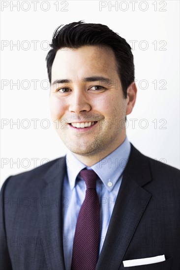 Portrait of businessman in suit