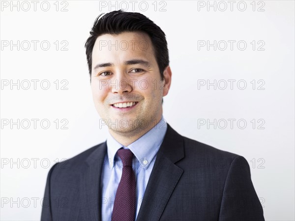 Portrait of businessman in suit