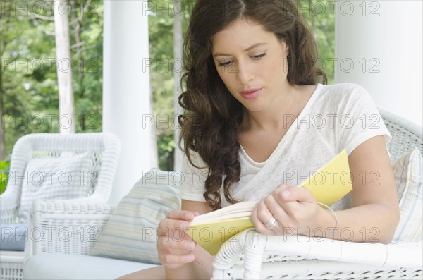 Young woman reading