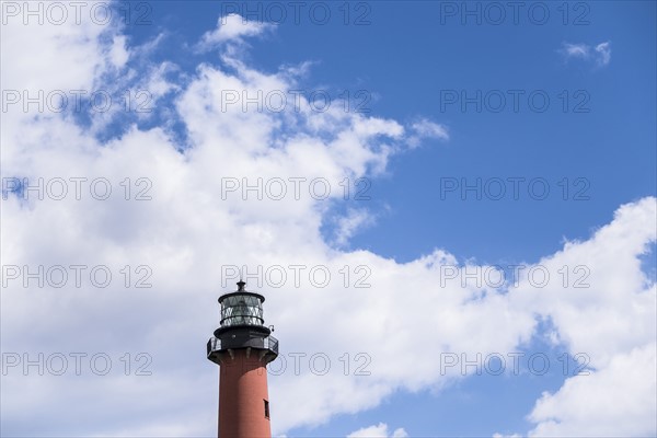 High section of lighthouse. Palm Beach, Florida.