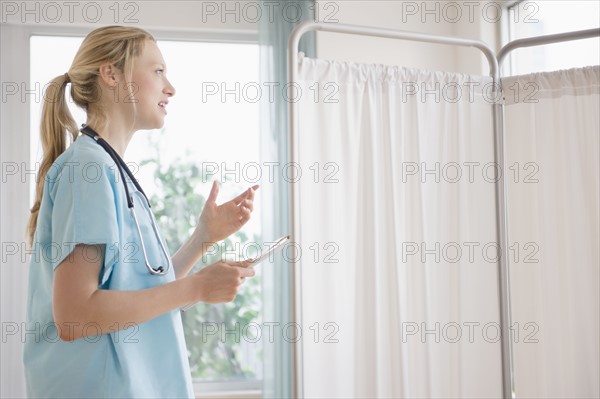 Female doctor in hospital