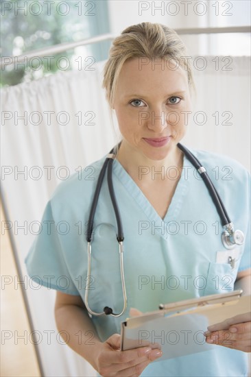 Female doctor in hospital