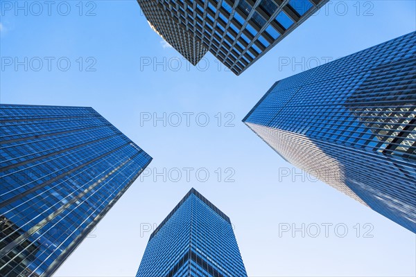 Low angle view of skyscrapers