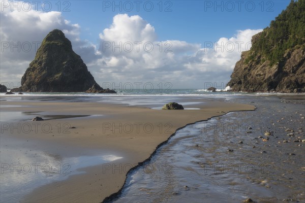 Scenic view of coastline