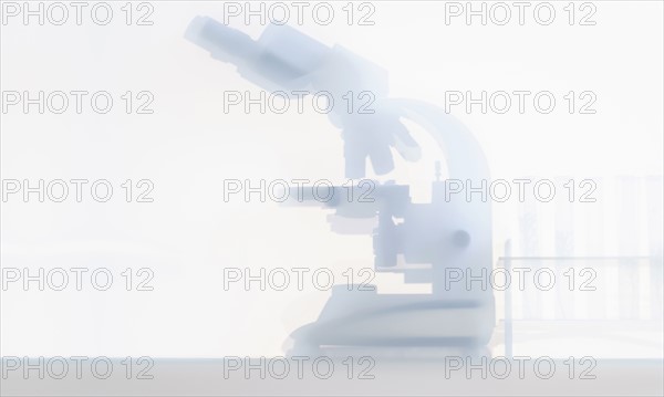 Laboratory microscope.