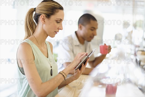 People in coffee shop.