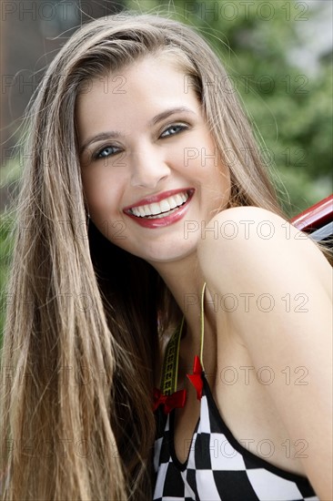 Portrait of smiling woman