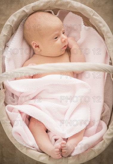 Portrait of newborn baby (0-1 months)