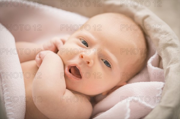 Portrait of newborn baby (0-1 months)