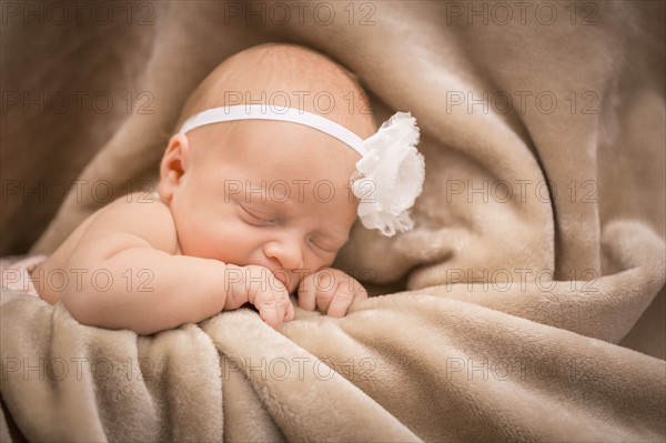 Portrait of newborn baby (0-1 months)