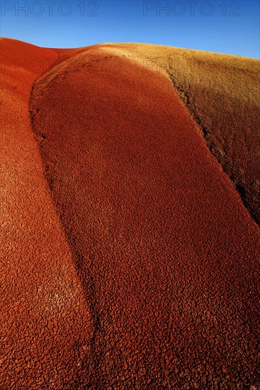 Painted Hills on sunny day