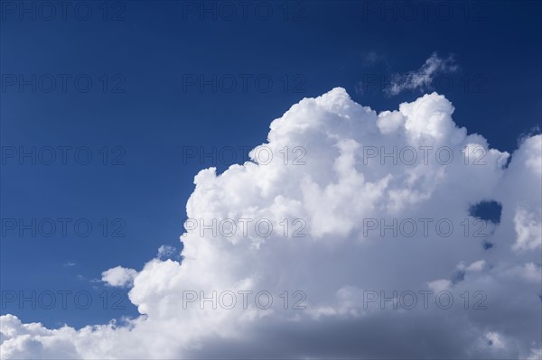 View of puffy cloud formations.