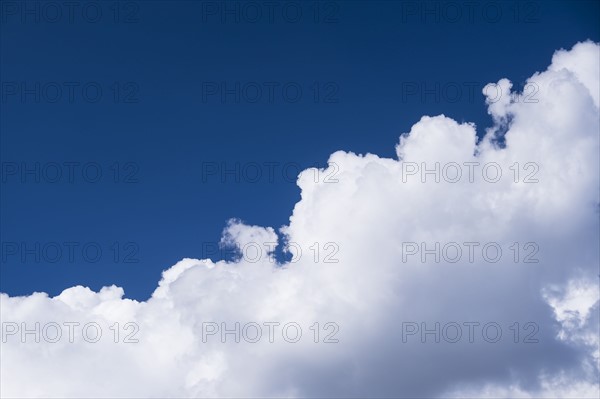 View of puffy cloud formations.