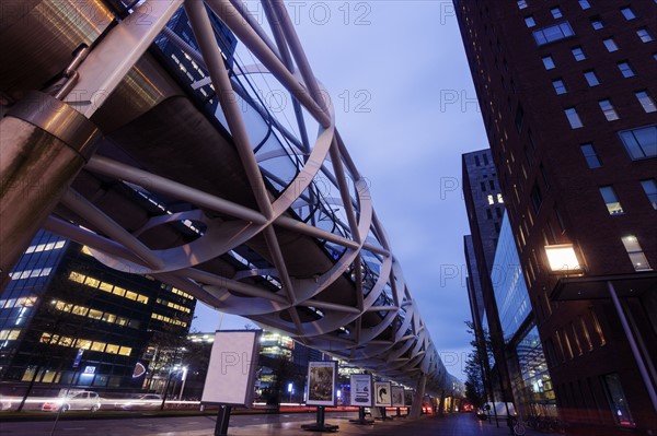 Elevated railway track