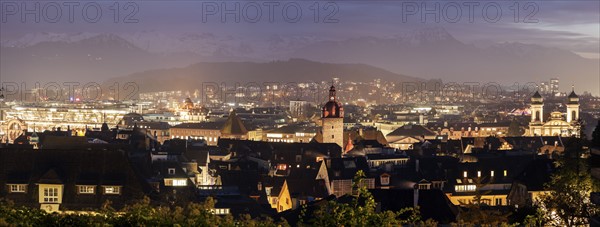 Old town at night