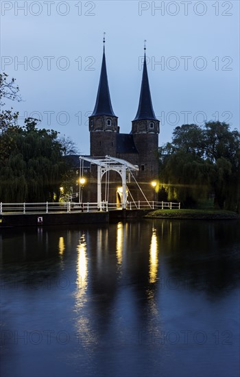 Towers at night