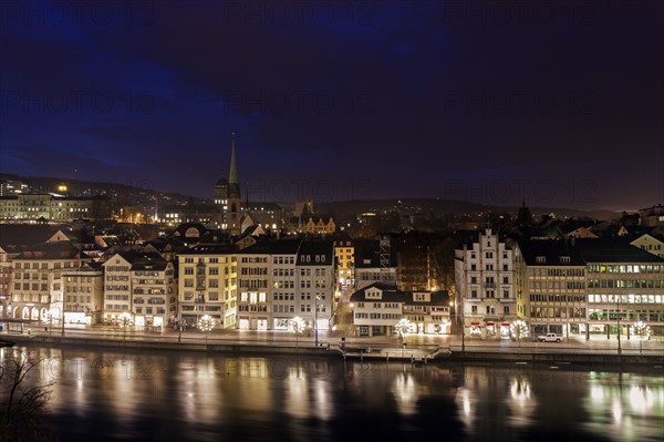 Old town at night