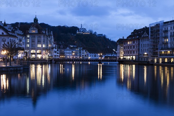 Architecture along Reuss River