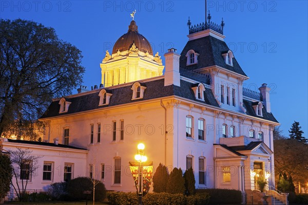 Manitoba Legislative Building and the Governor's house