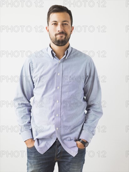 Portrait of young man