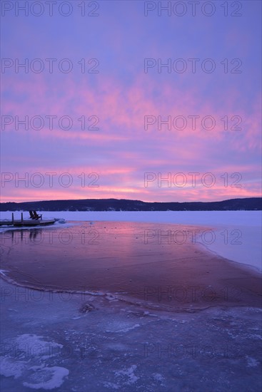 Lake George in winter