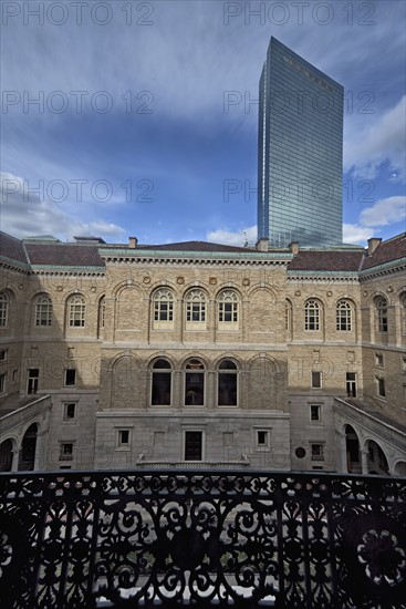 Courtyard of Boston Public Library