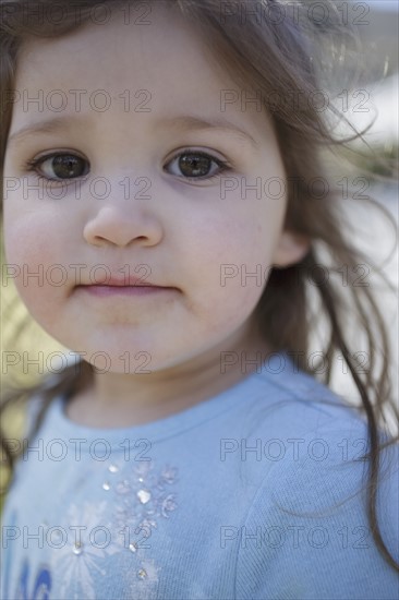 Portrait of girl outdoors