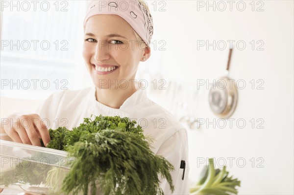 Portrait of chef working.