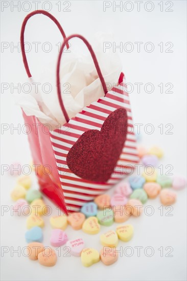 Gift bag with candies