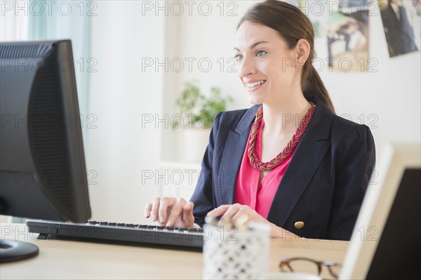 Woman working in office