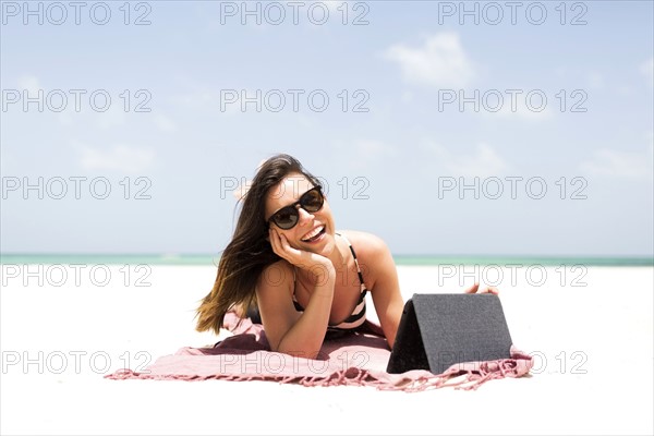 Woman on beach