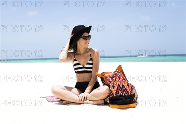 Woman on beach