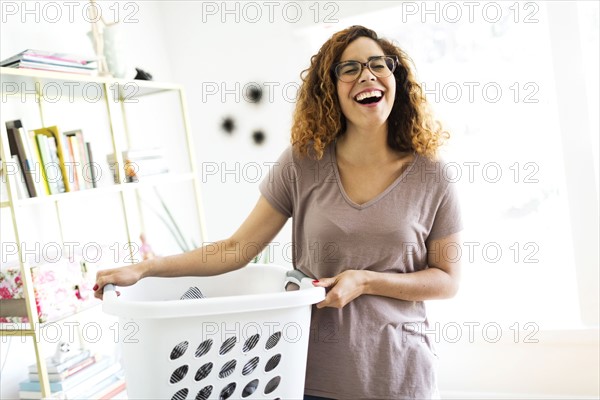 Woman holding box