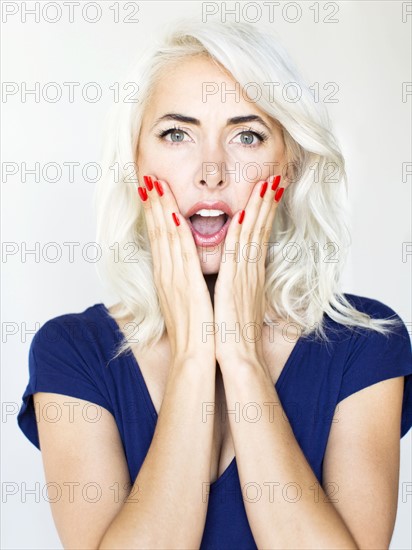 Studio shot of woman