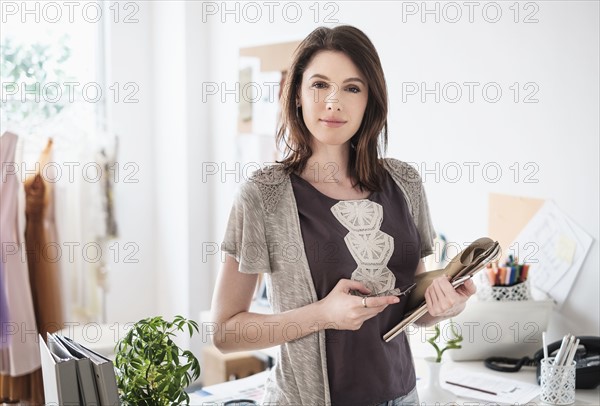 Young woman looking at camera.