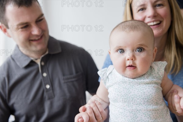 Parents with baby daughter (12-17 months)
