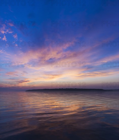 Colorful seascape at sunrise