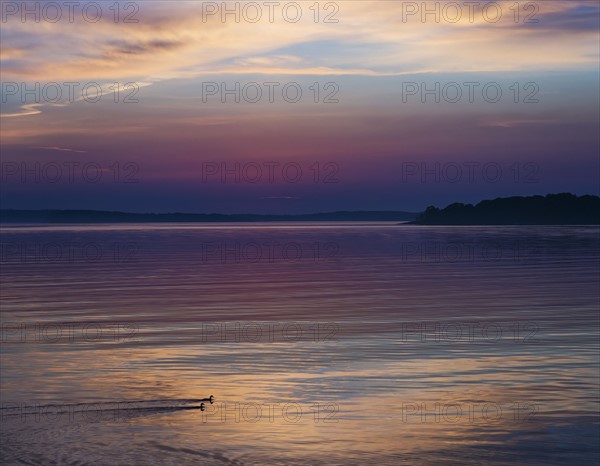 Colorful seascape at sunrise