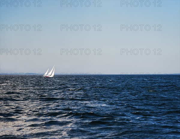 Sailboat in sea